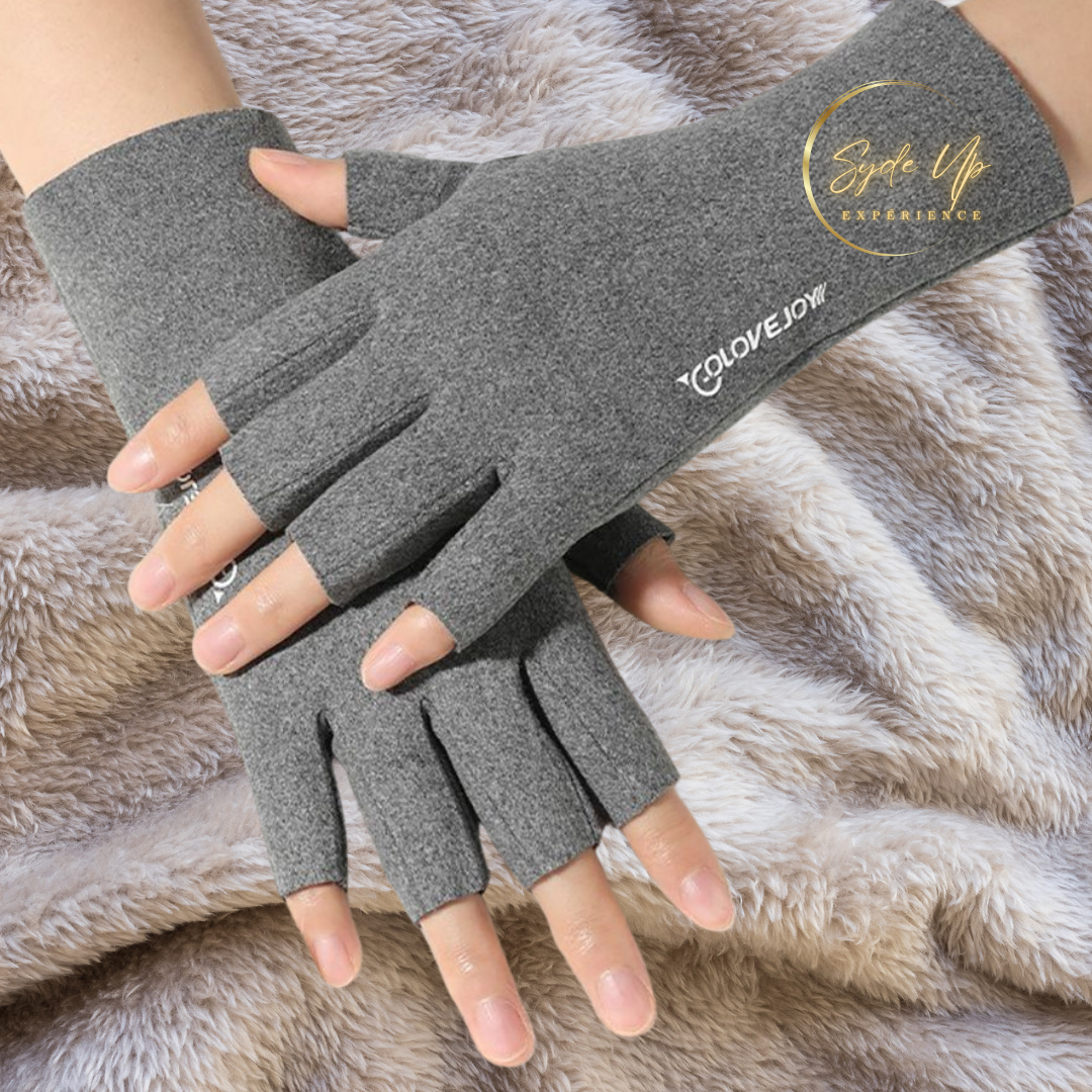 Gants à demi-doigts en polaire thermique - Confort et chaleur ❄️🧤