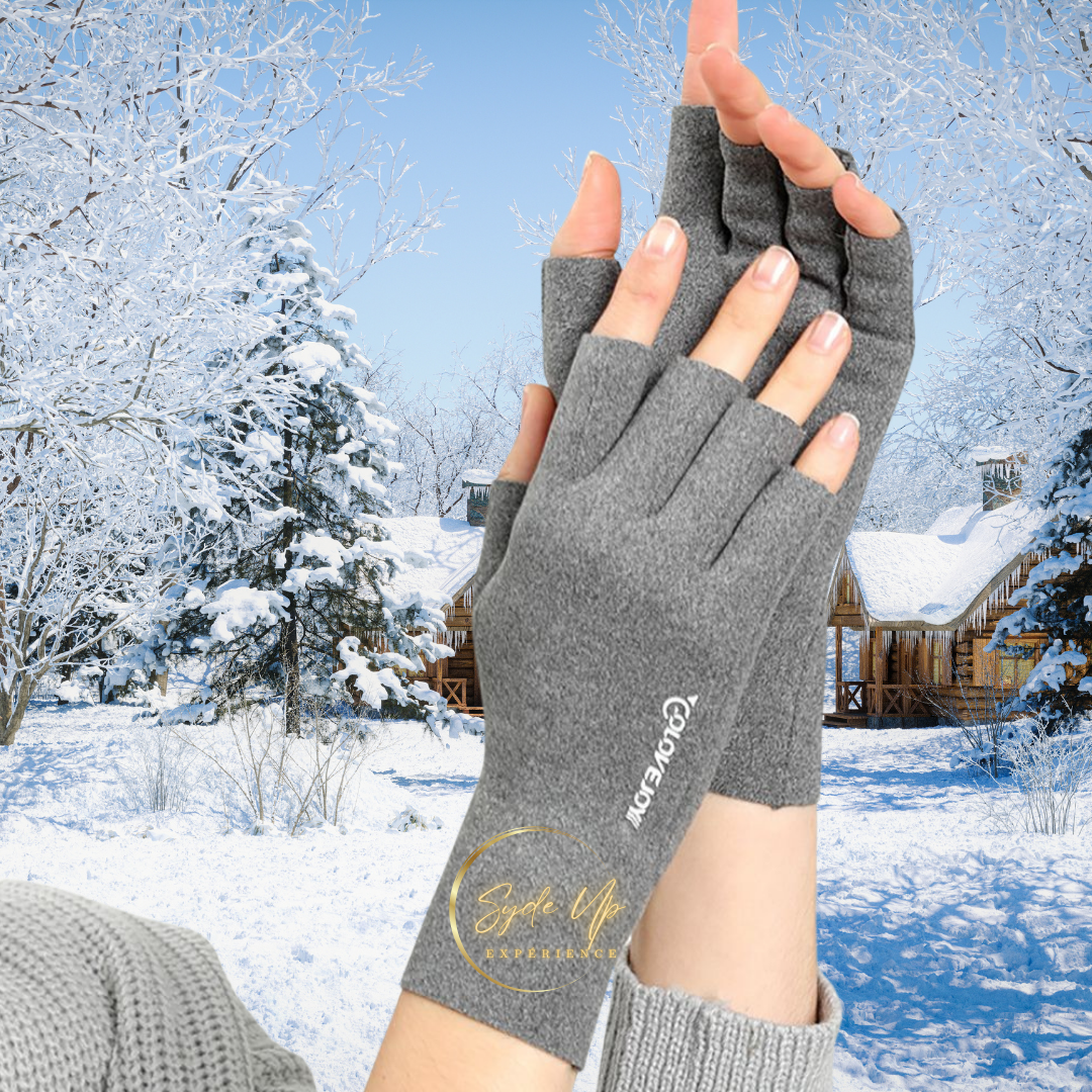 Gants à demi-doigts en polaire thermique - Confort et chaleur ❄️🧤