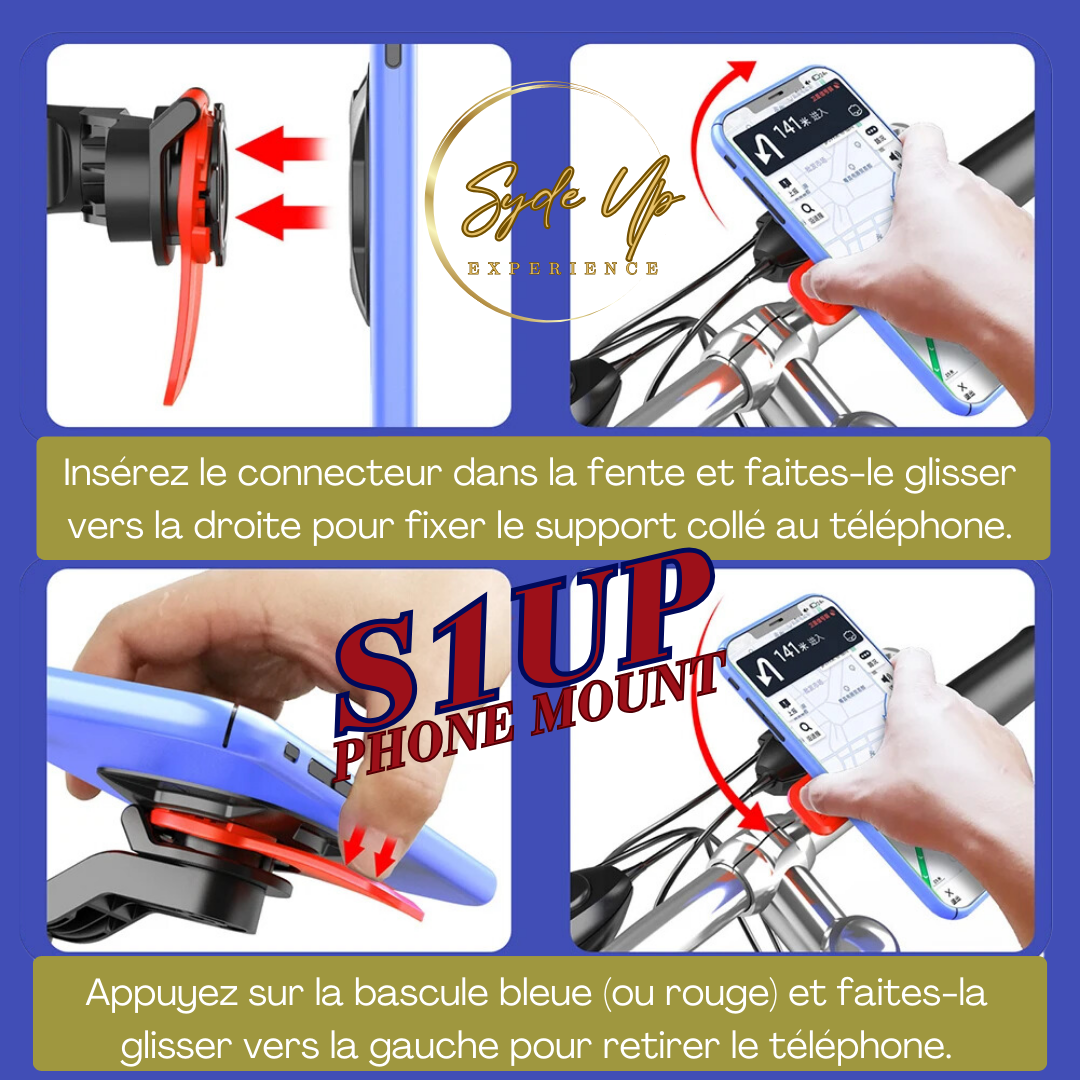 Support de téléphone pour guidon S1UP